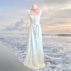 *SOLD* The Rosemilk Girsoli white Maxi dress. Wedding . bachelorette / INT.CHECK